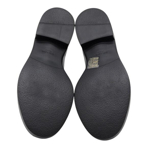 Prada Triangle Logo Lace-Up Shoes - Brushed Leather - Black 36.5 6US $1200 - Picture 6 of 7